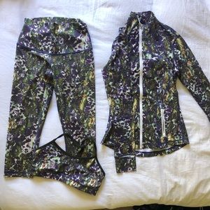 LULULEMON SET PANTS BRA AND DEFINE JACKET